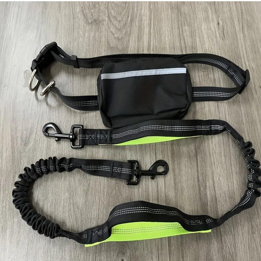 laisse-pour-chien-Free-Leash™-jaune-1