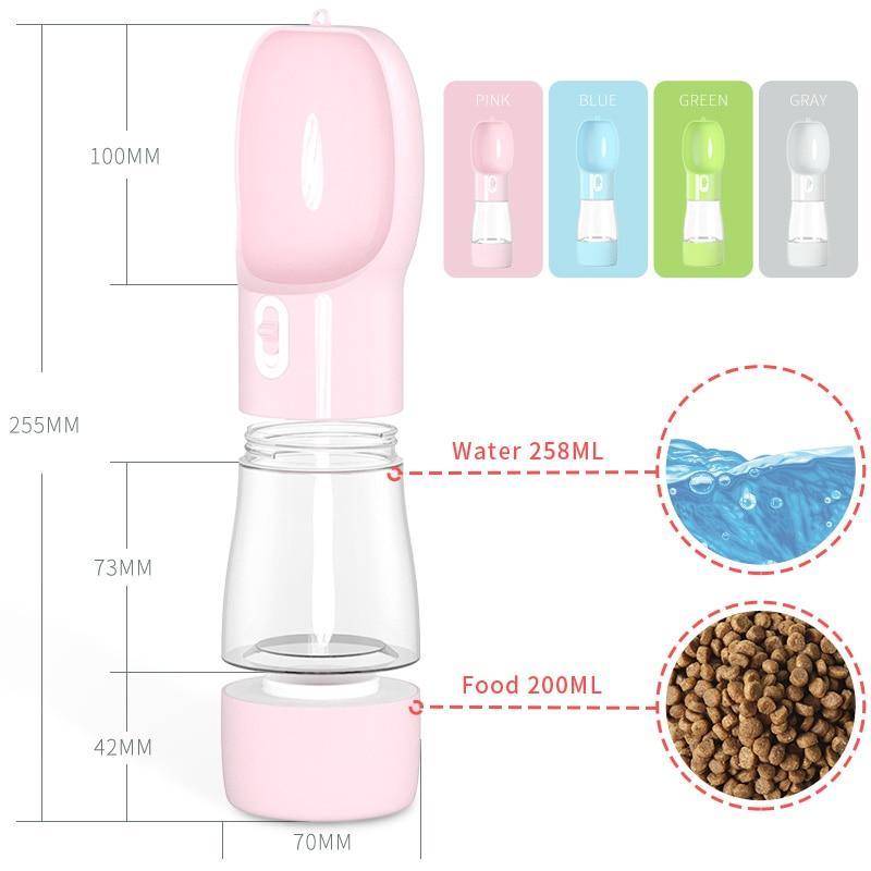 Gourde-pour-chien-Bottle&Bowl™-détails