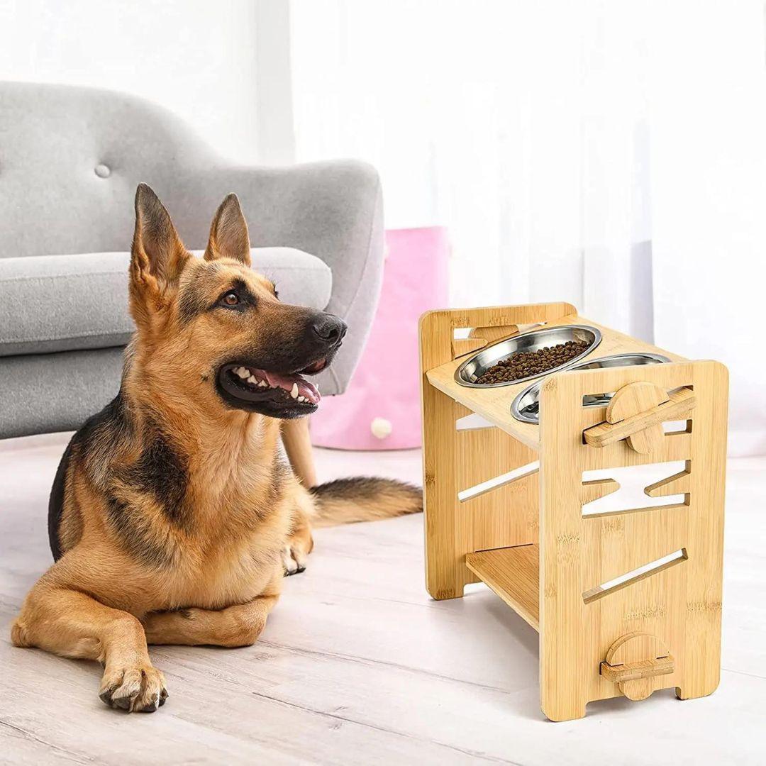 gamelle pour chien| Adjustable raised bolw™