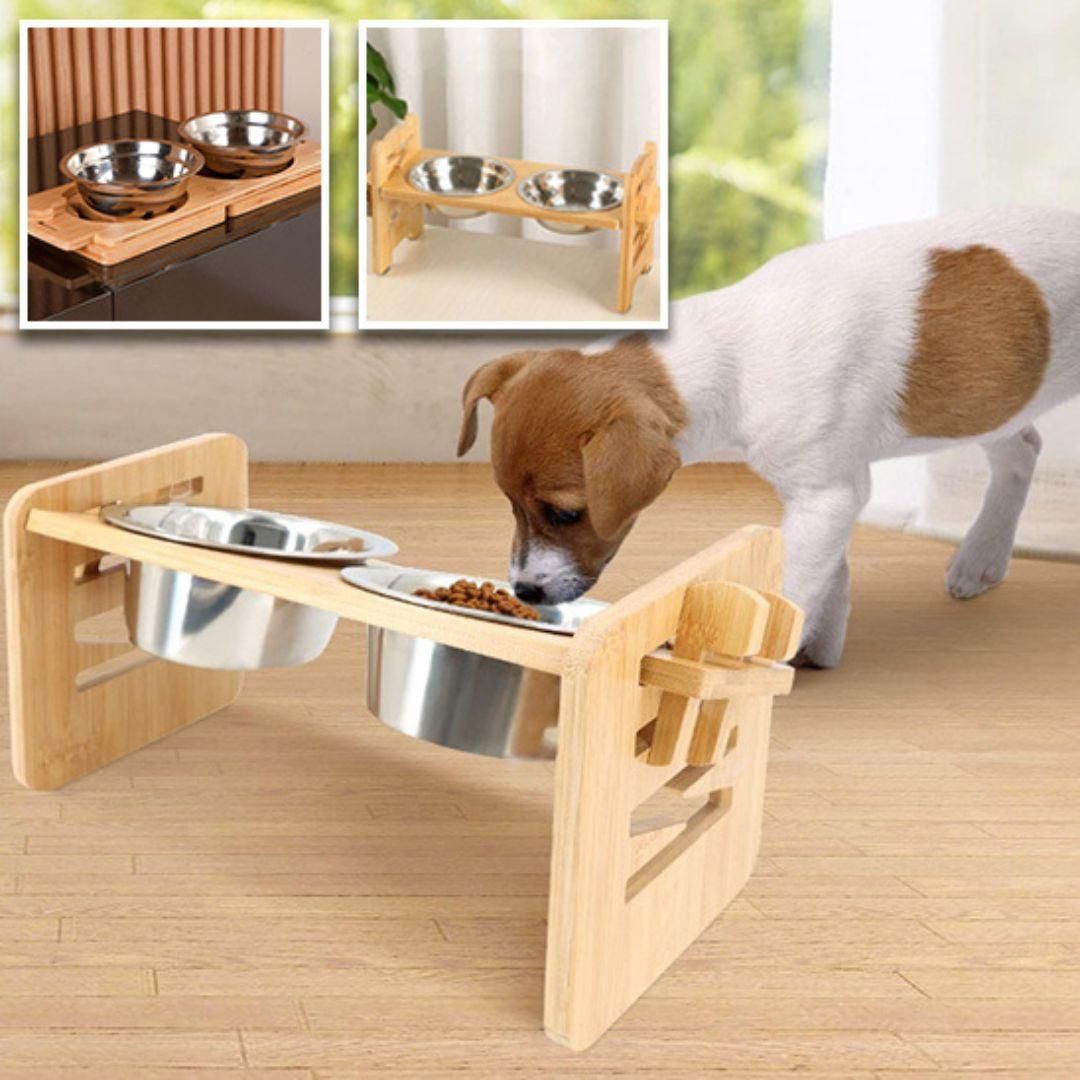 gamelle pour chien| Adjustable raised bolw™