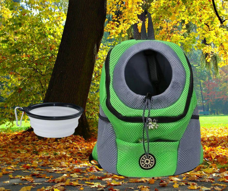 sac-de-transport-pour-chien-backpakdog™-vert-gam